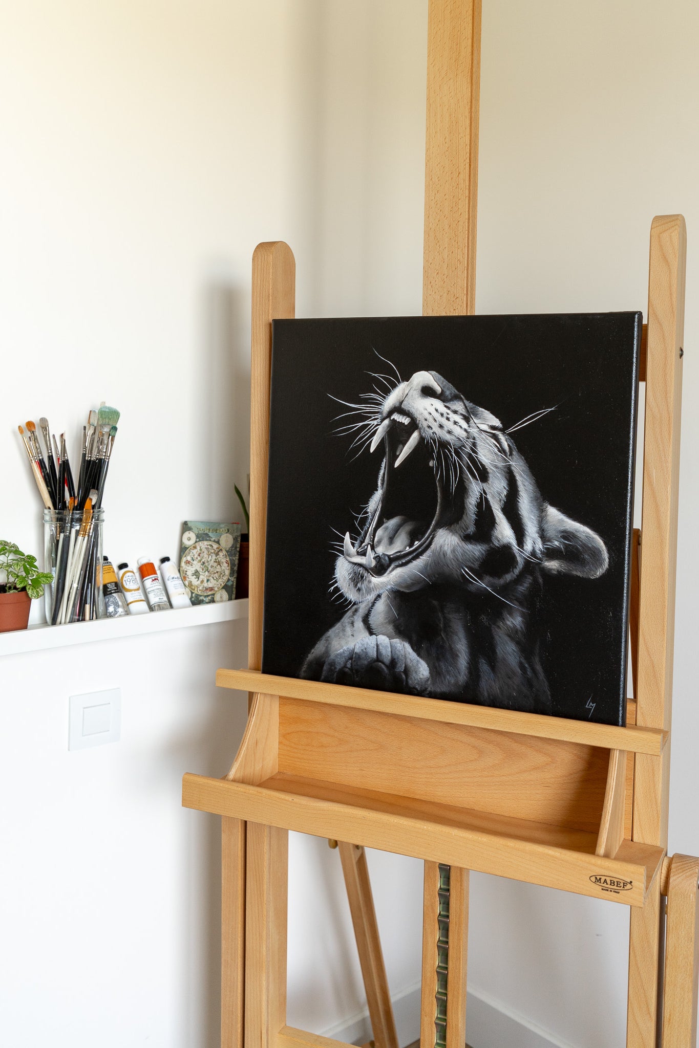 leopard painting
