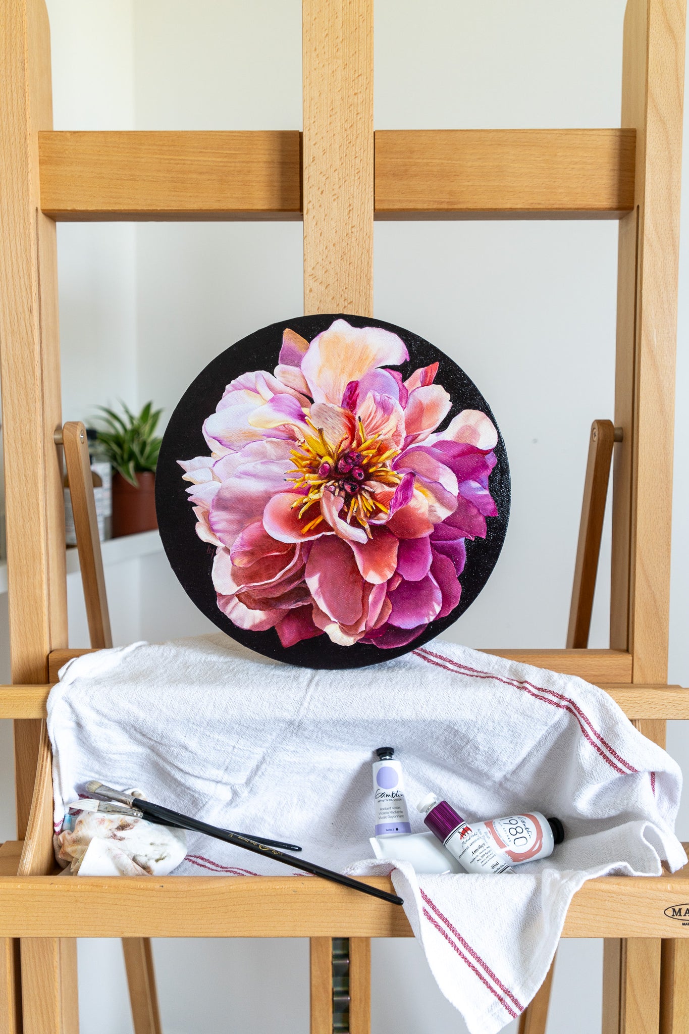 peony painting