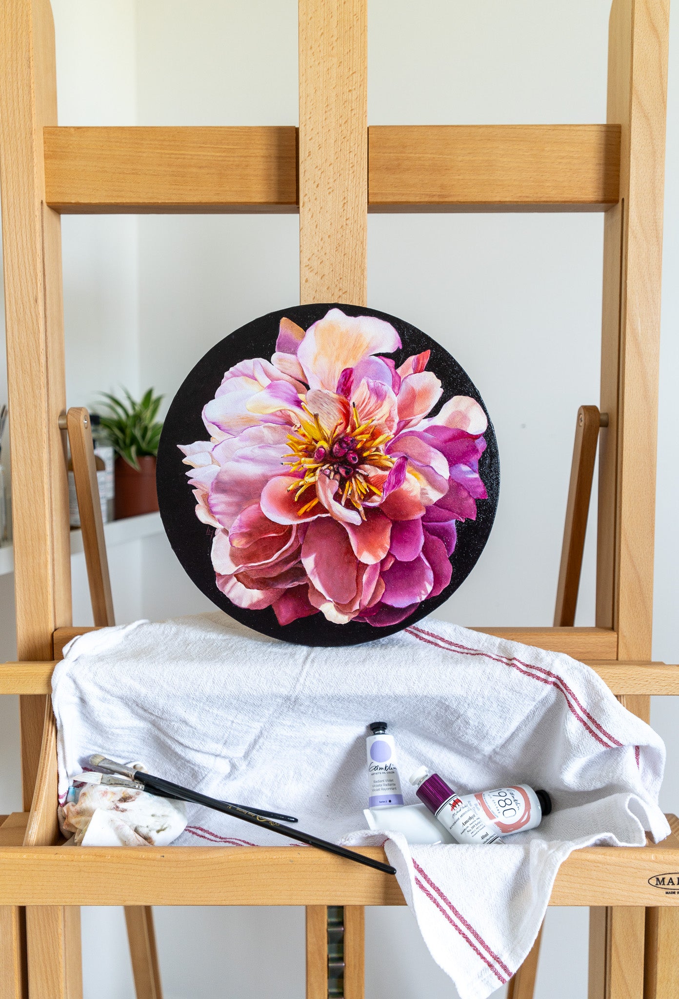 peony painting 